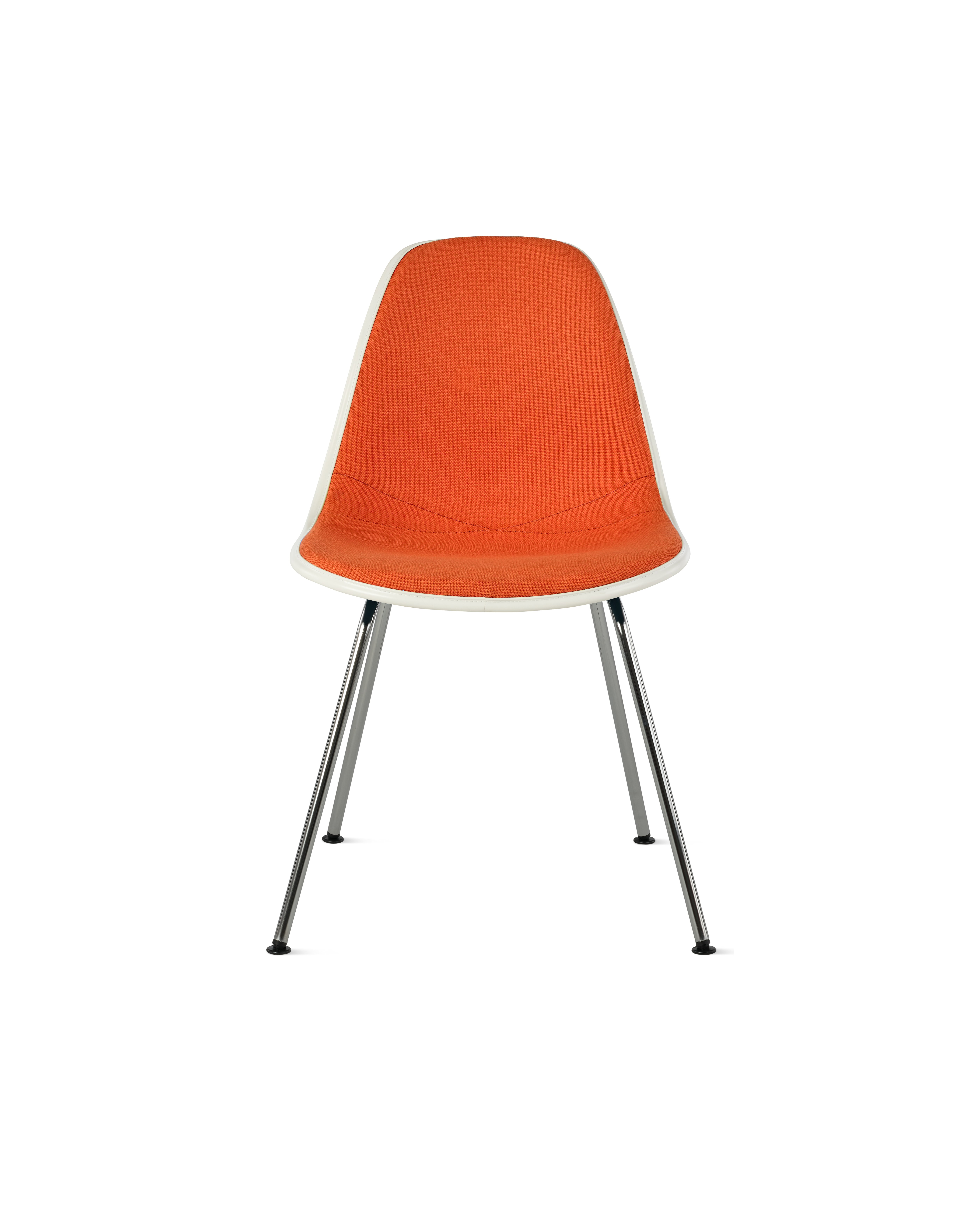 Eames Upholstered Molded Plastic Side Chair