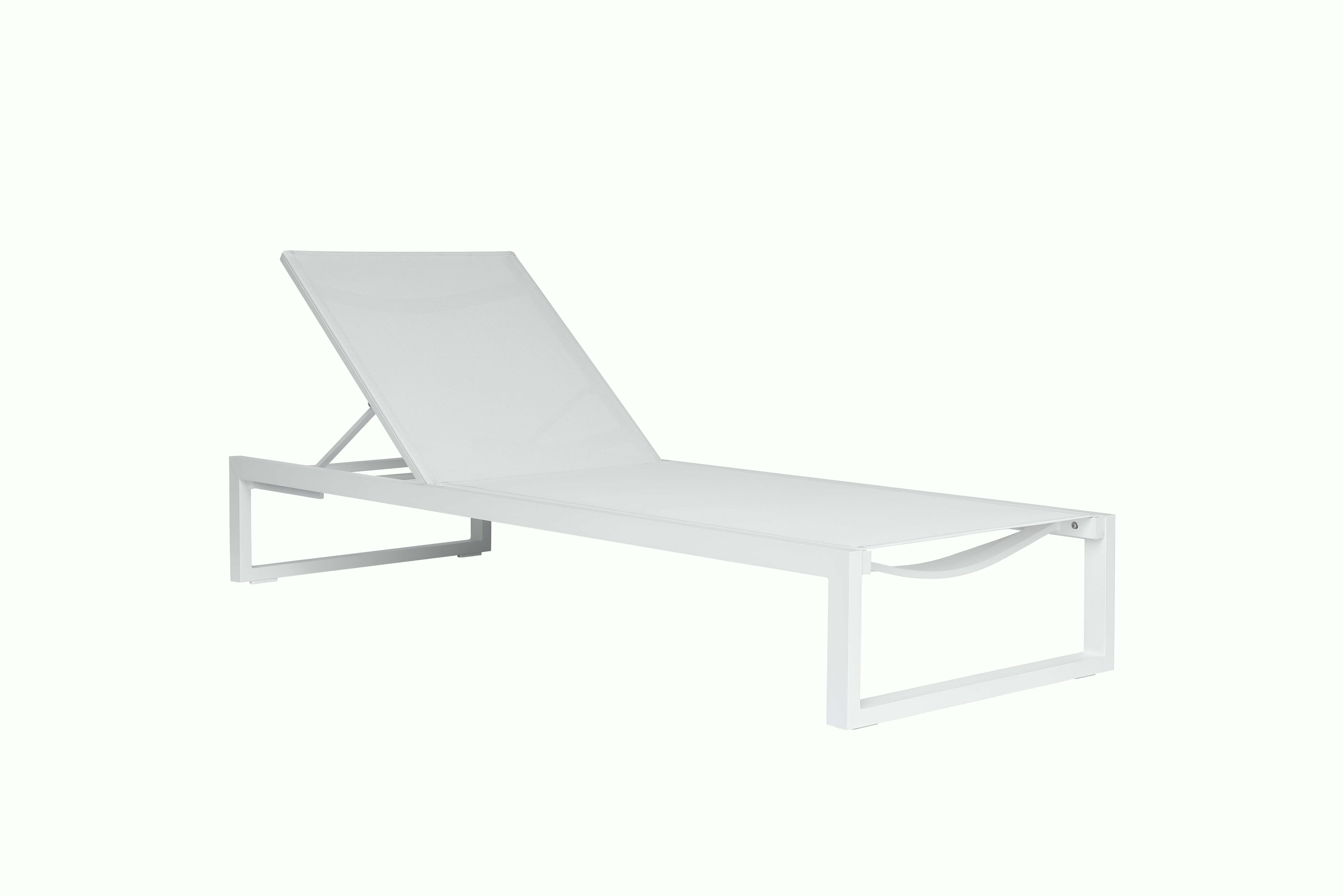 Eos Chaise Lounge in White