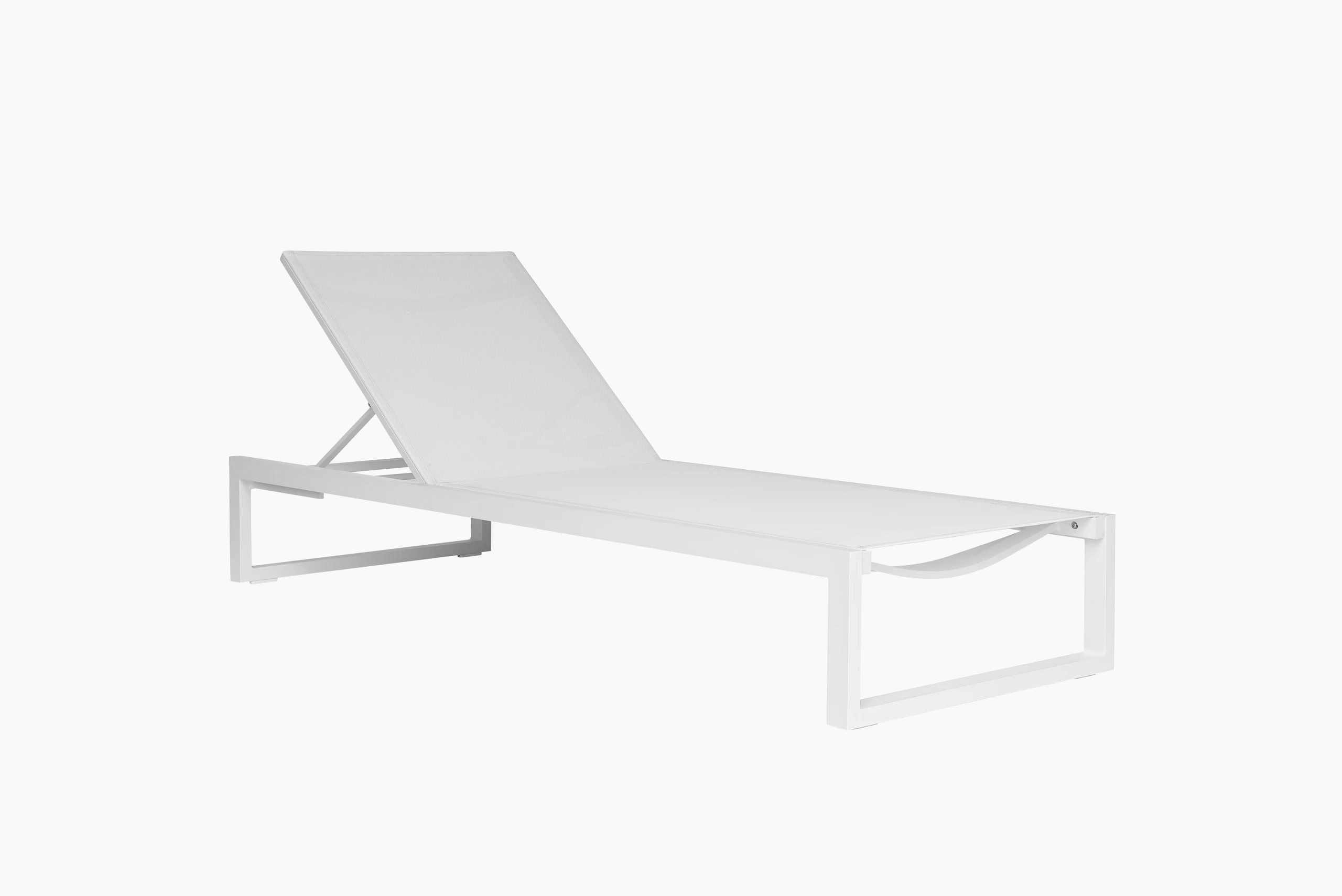 Eos Chaise Lounge in White