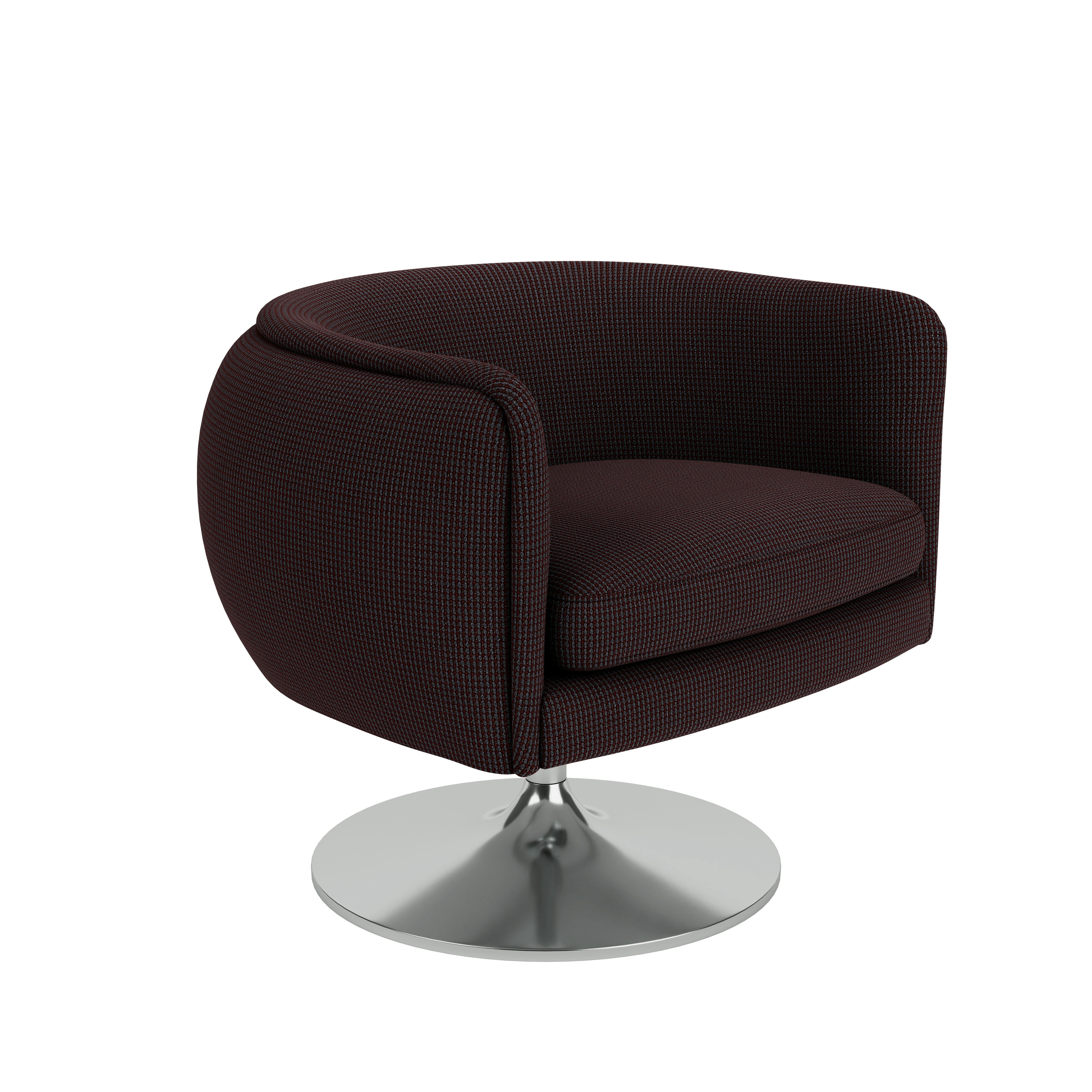 D'Urso Swivel Lounge - Cato, Gray