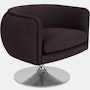 D'Urso Swivel Lounge - Cato, Gray