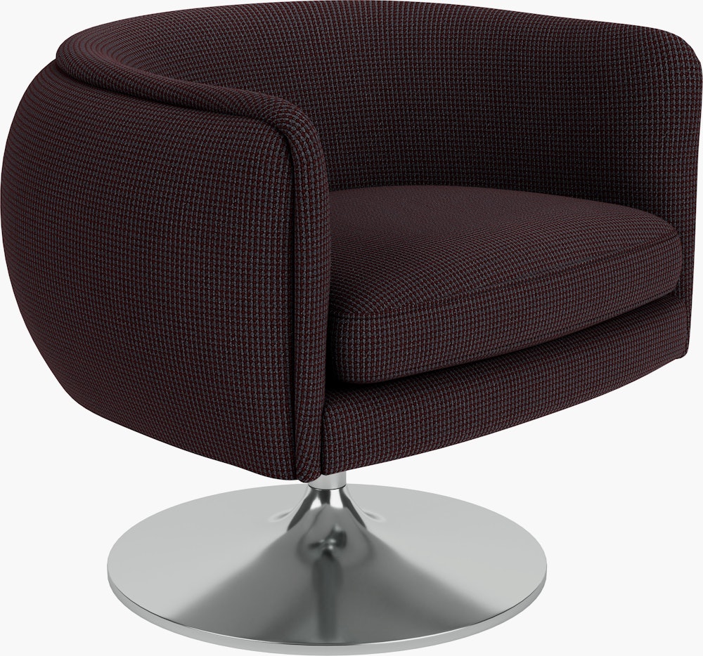D'Urso Swivel Lounge - Cato, Gray