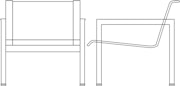 1966 Collection Lounge Chair With Arms