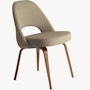 Saarinen Executive Side Chair with Wood Legs