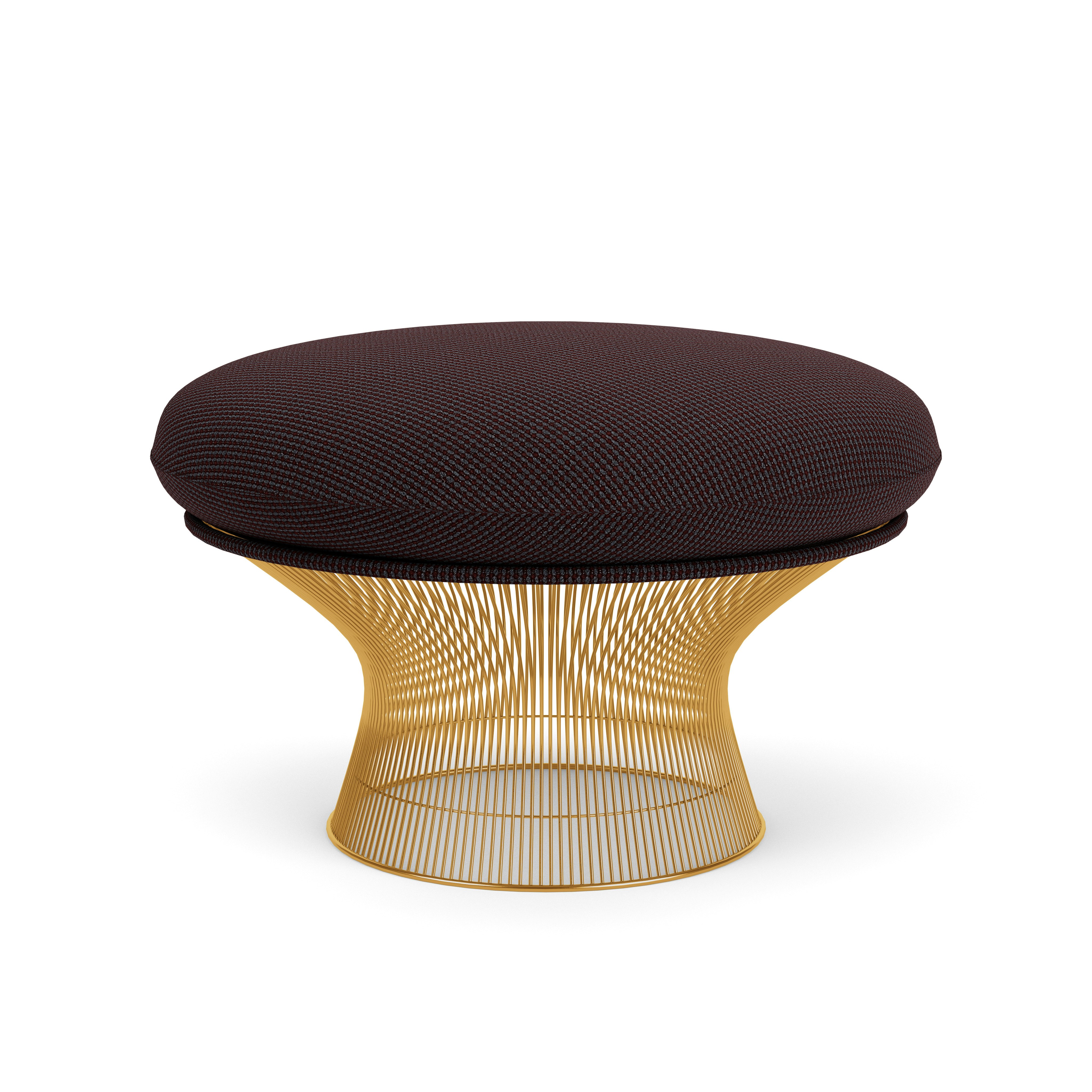 Platner Ottoman - Gold,  Cato,  Grey