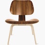 Eames Molded Plywood Lounge Chair Wood Base (LCW) Eames Molded Plywood Lounge Chair Wood Base (LCW), Non Upholstered