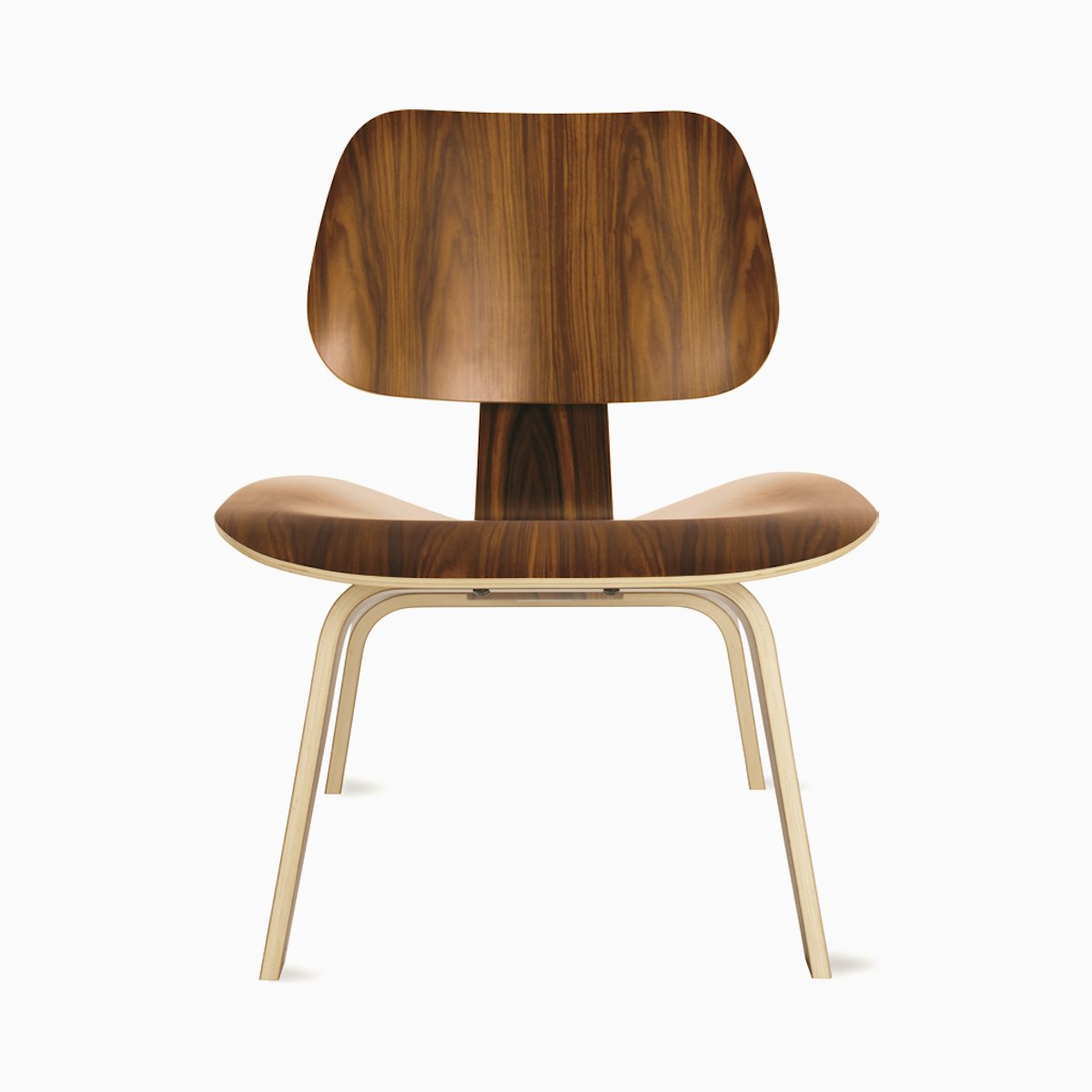 Eames Molded Plywood Lounge Chair Wood Base (LCW) Eames Molded Plywood Lounge Chair Wood Base (LCW), Non Upholstered