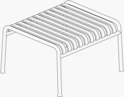 Hay Palissade Table, Cafe Table 22 Cafe