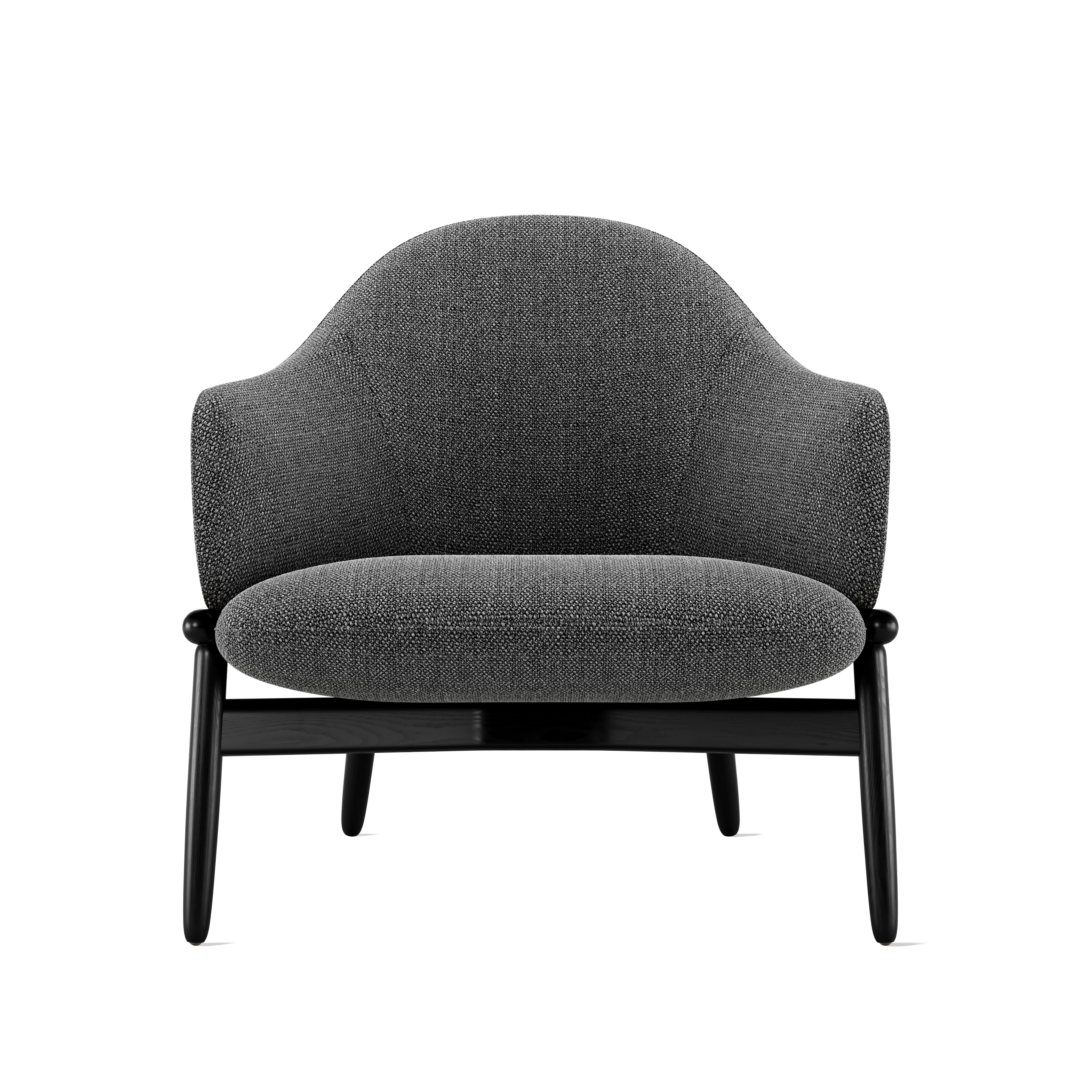 ReFrame Lounge Chair - Mid Back,  Capri,  Anthracite,  Ebony Ash