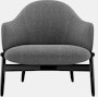 ReFrame Lounge Chair - Mid Back,  Capri,  Anthracite,  Ebony Ash