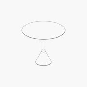 Palissade Cone Table - 25.5"
