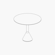 Palissade Cone Table - 25.5"