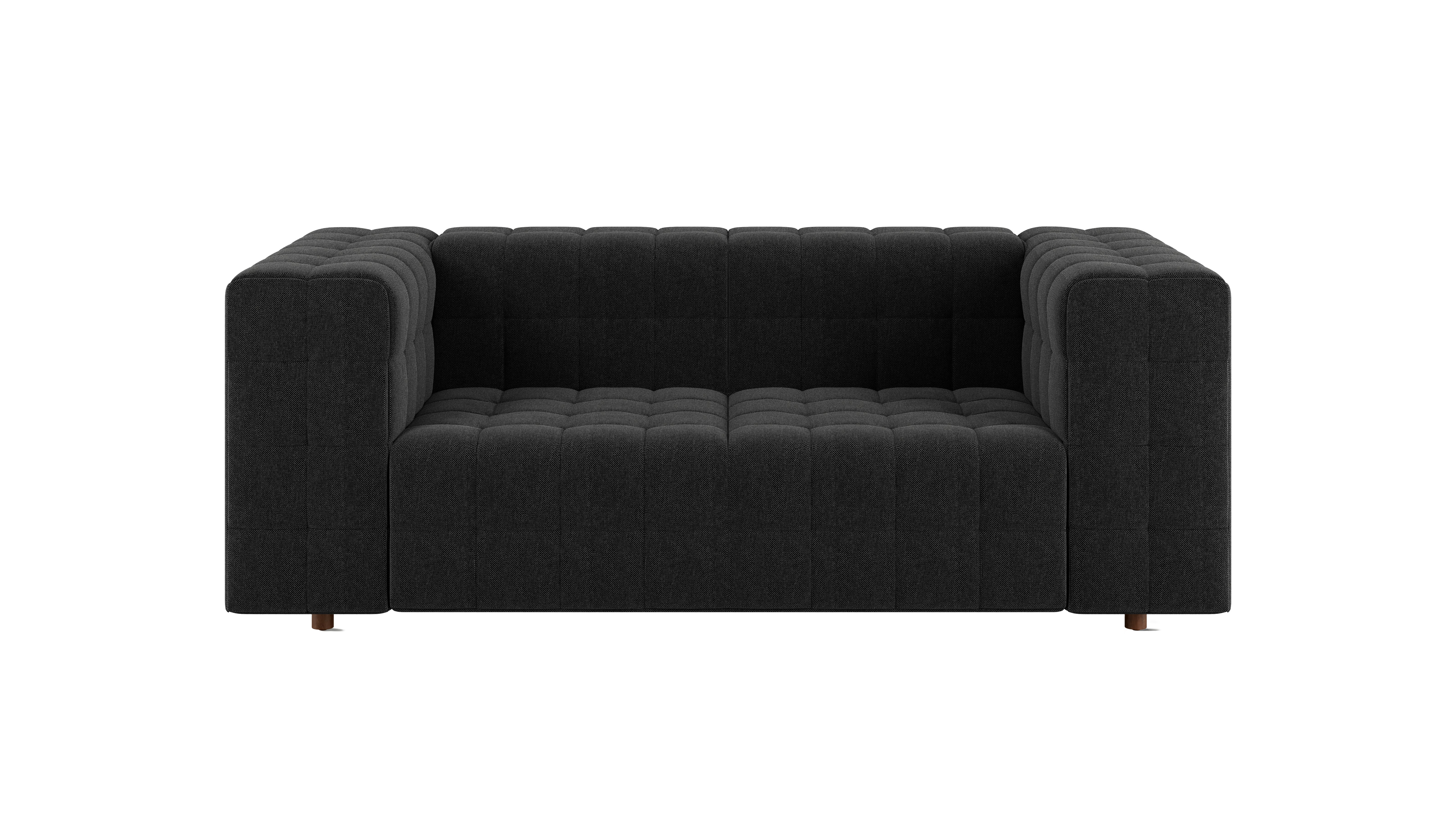 Rapport Sofa 2 Seater in Mode Talus with Walnut Legs