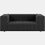 Rapport Sofa 2 Seater in Mode Talus with Walnut Legs