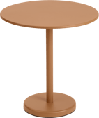 Linear Steel Café Table, Round