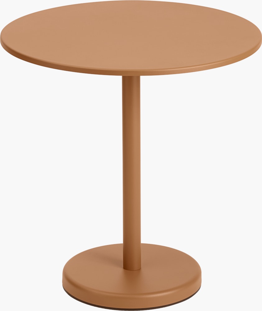 【新品未使用】THE CAFE TABLE 80cm Linear Steel Café Table, Round – Design Within Reach