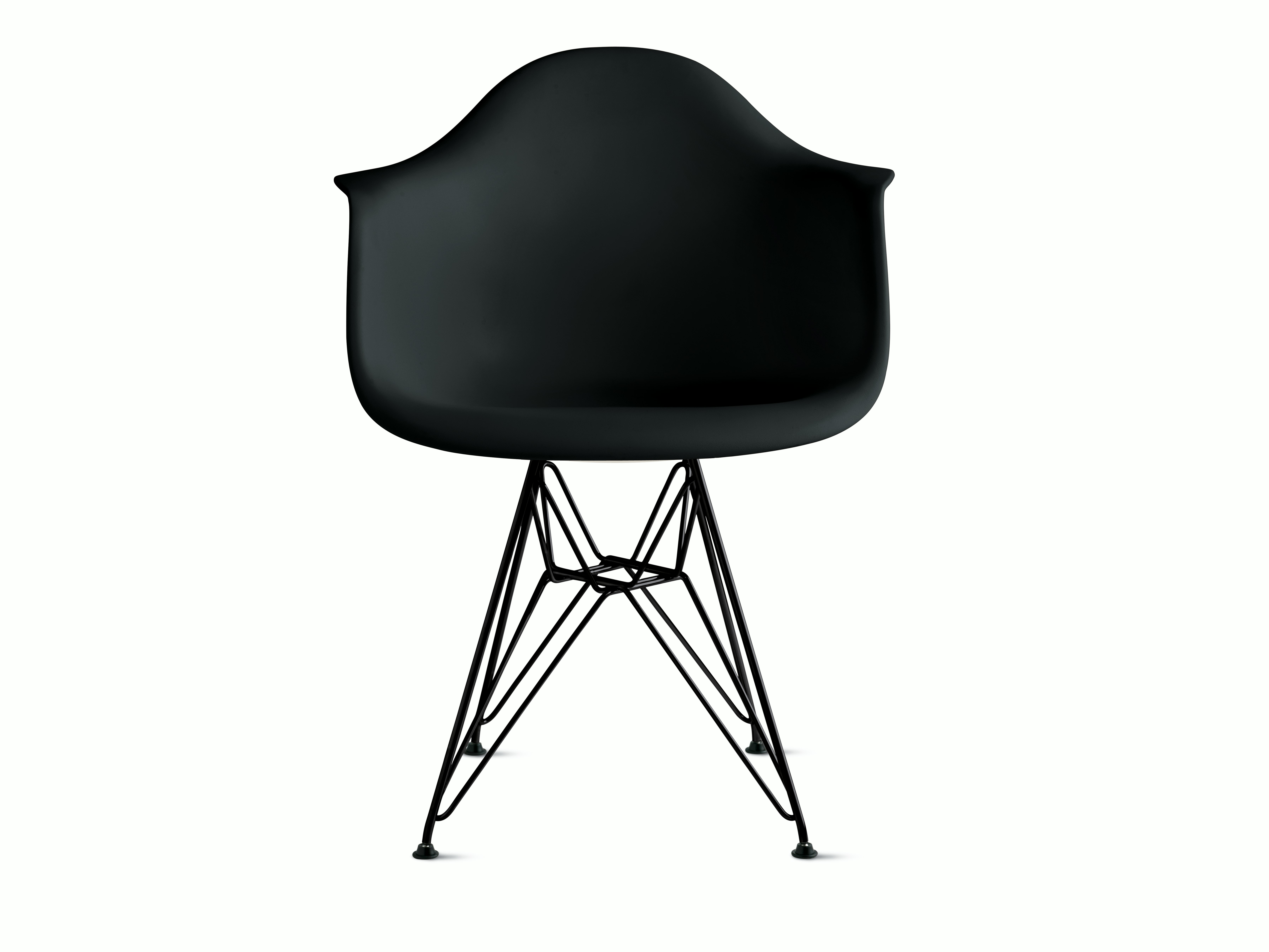 Eames Molded Plastic Wire-Base Armchair (DAR)