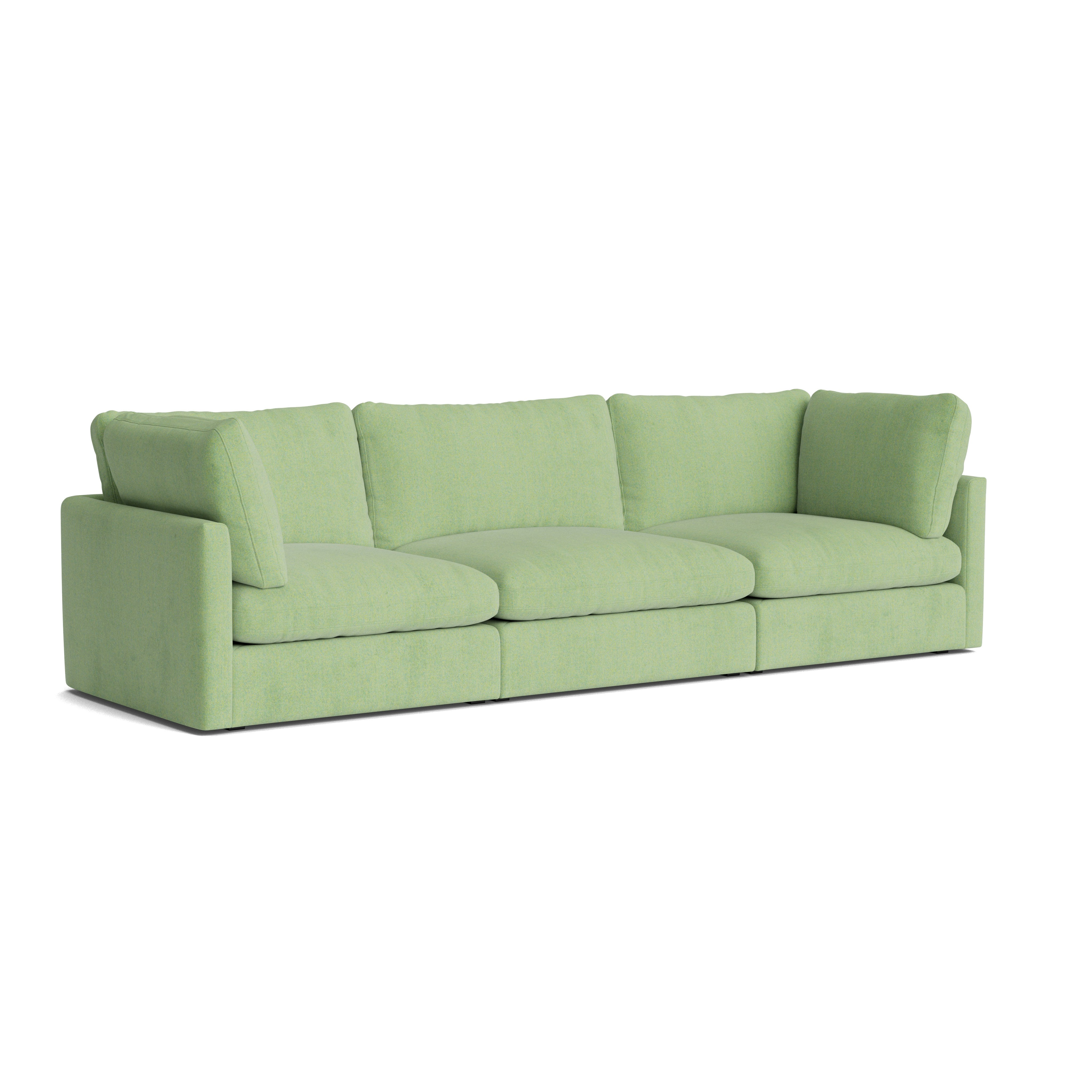 Hackney Compact 3 Seat Sofa - Beck, Katydid 031