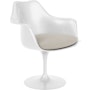 Saarinen Tulip Armchair Saarinen Tulip Armchair, Upholstered Seat