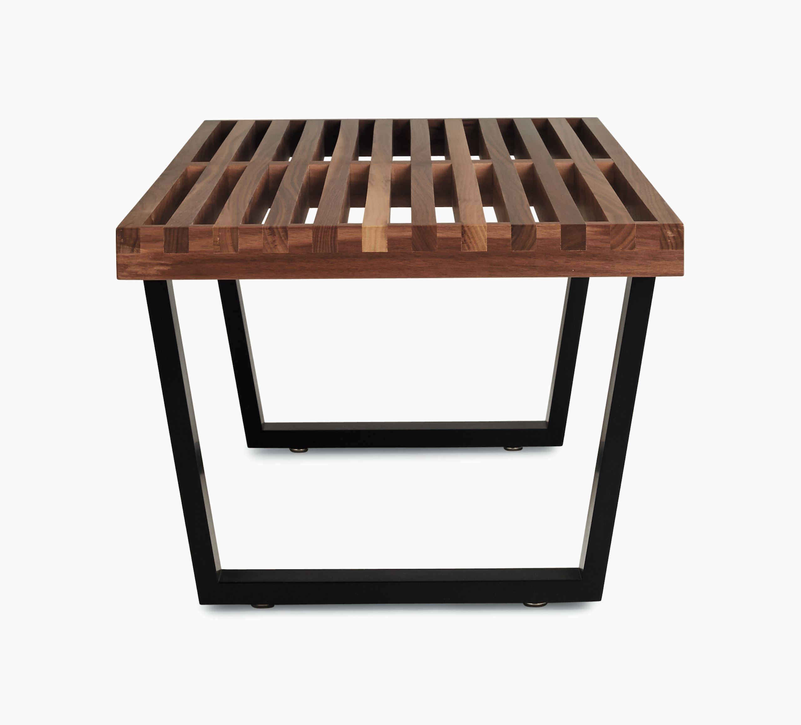 Nelson Platform Bench Walnut