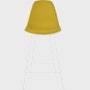 Eames Upholstered Molded Plastic Stool