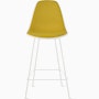 Eames Upholstered Molded Plastic Stool Eames Upholstered Molded Plastic Stool