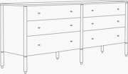 Six Drawer