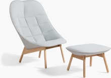 Uchiwa Lounge Chair and Ottoman