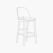 Bar Height - High Back
