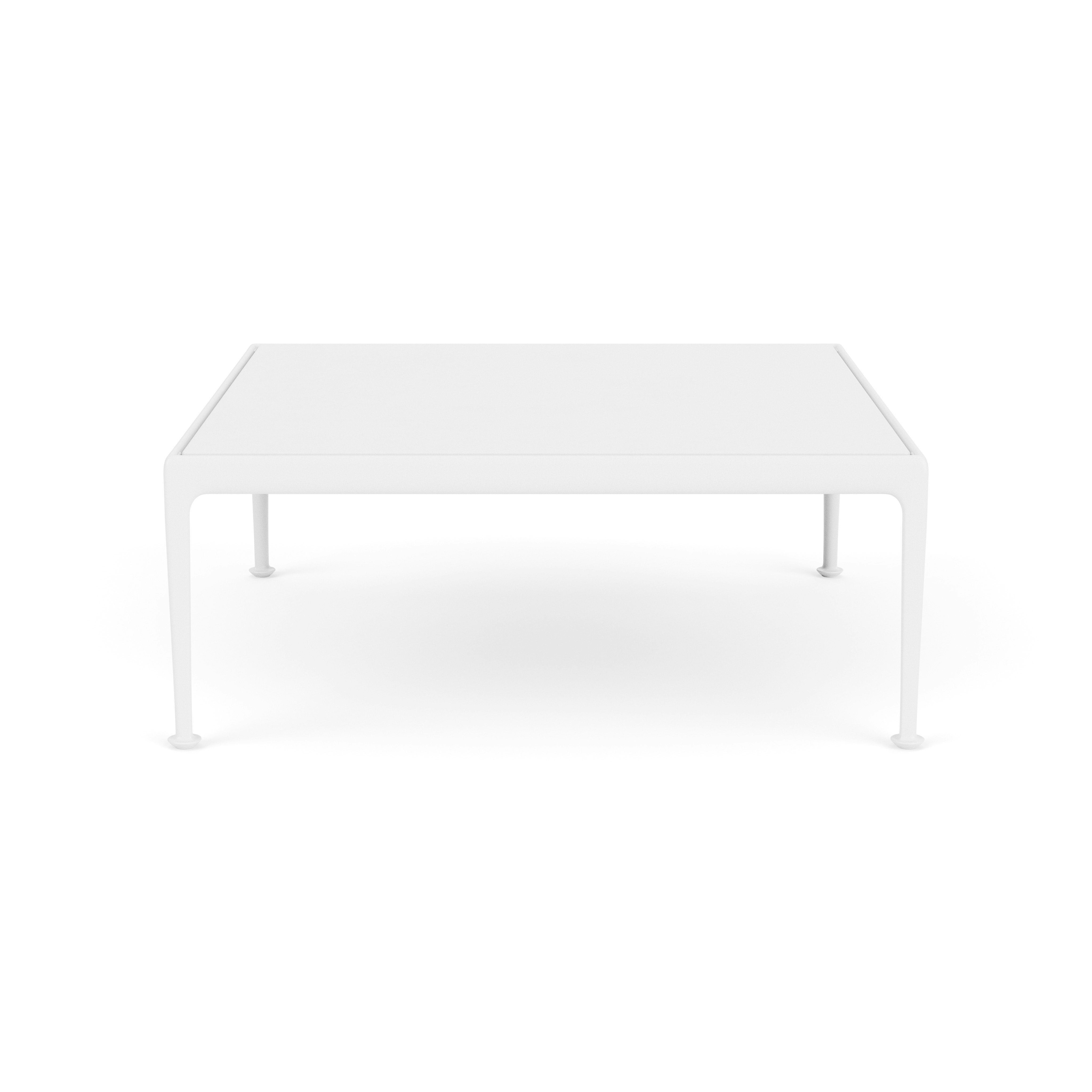 1966 Collection Porcelain Coffee Table, 38*38, white porcelain