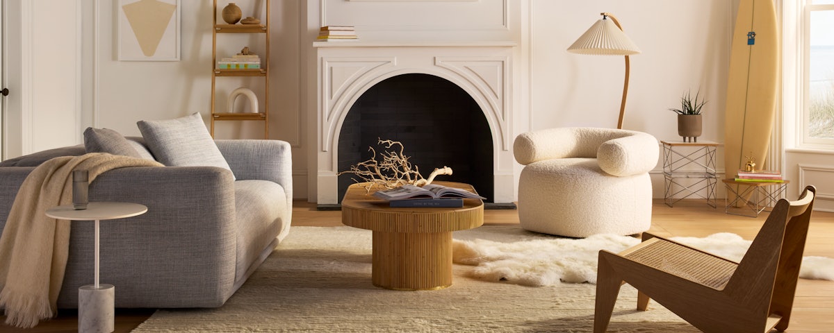 Timberline Floor Lamp in a livingroom setting