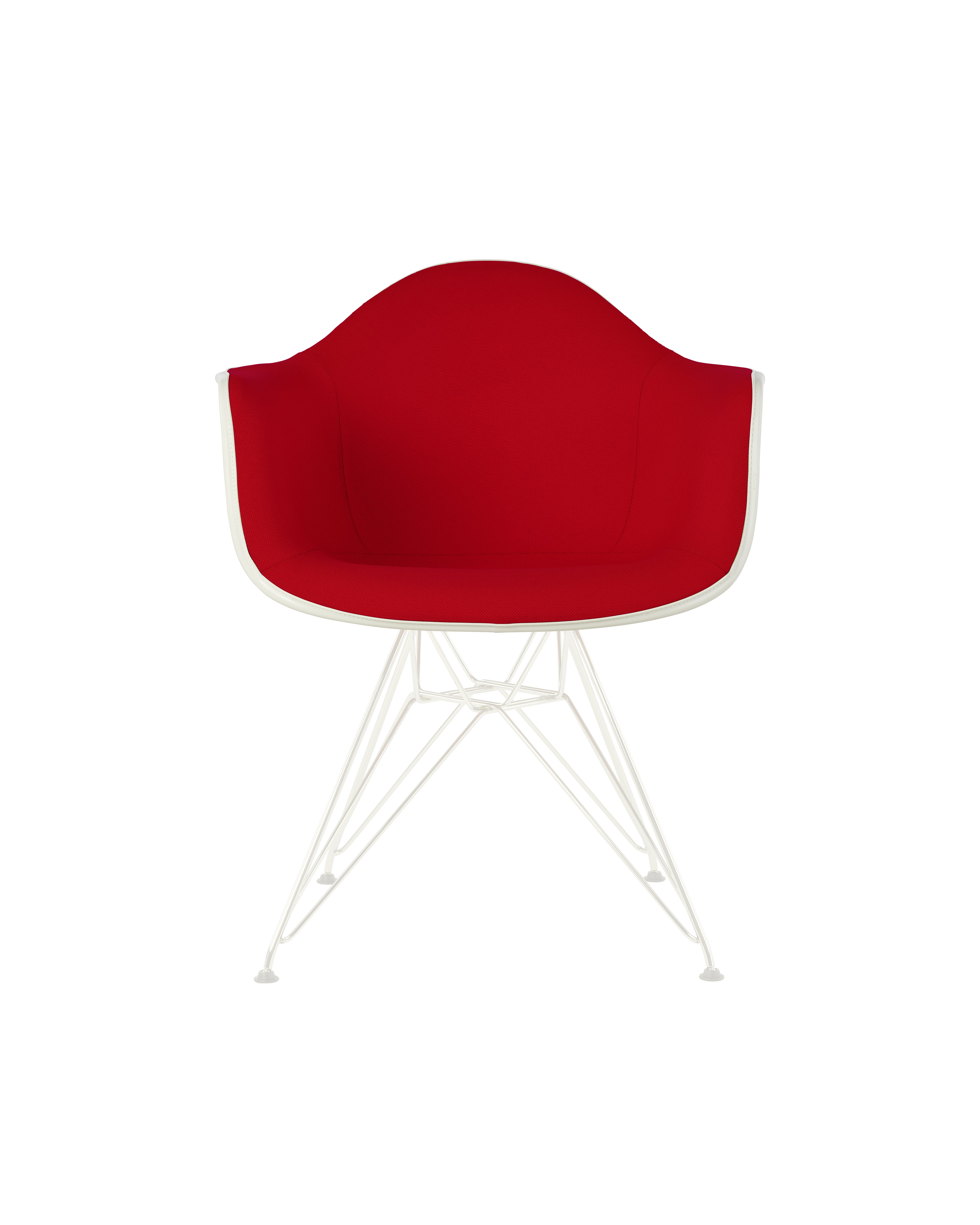 Eames Upholstered Molded Plastic Armchair