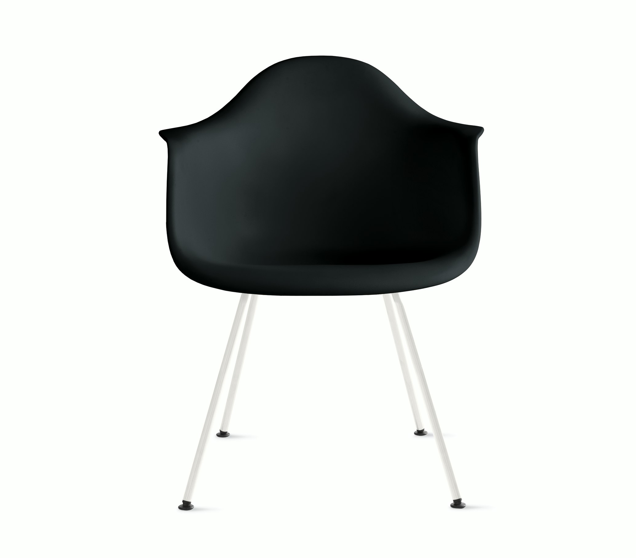 Eames Molded Plastic 4-Leg Armchair (DAX)