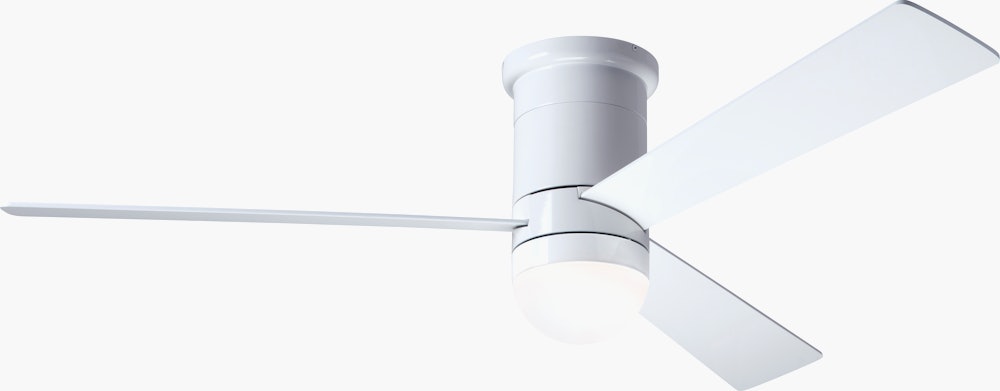 Cirrus Flush Ceiling Fan with LED Light and Remote