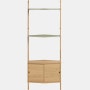 System Ultra - 1 Bay,  Green,  Oak,  Brass With Cabinet
