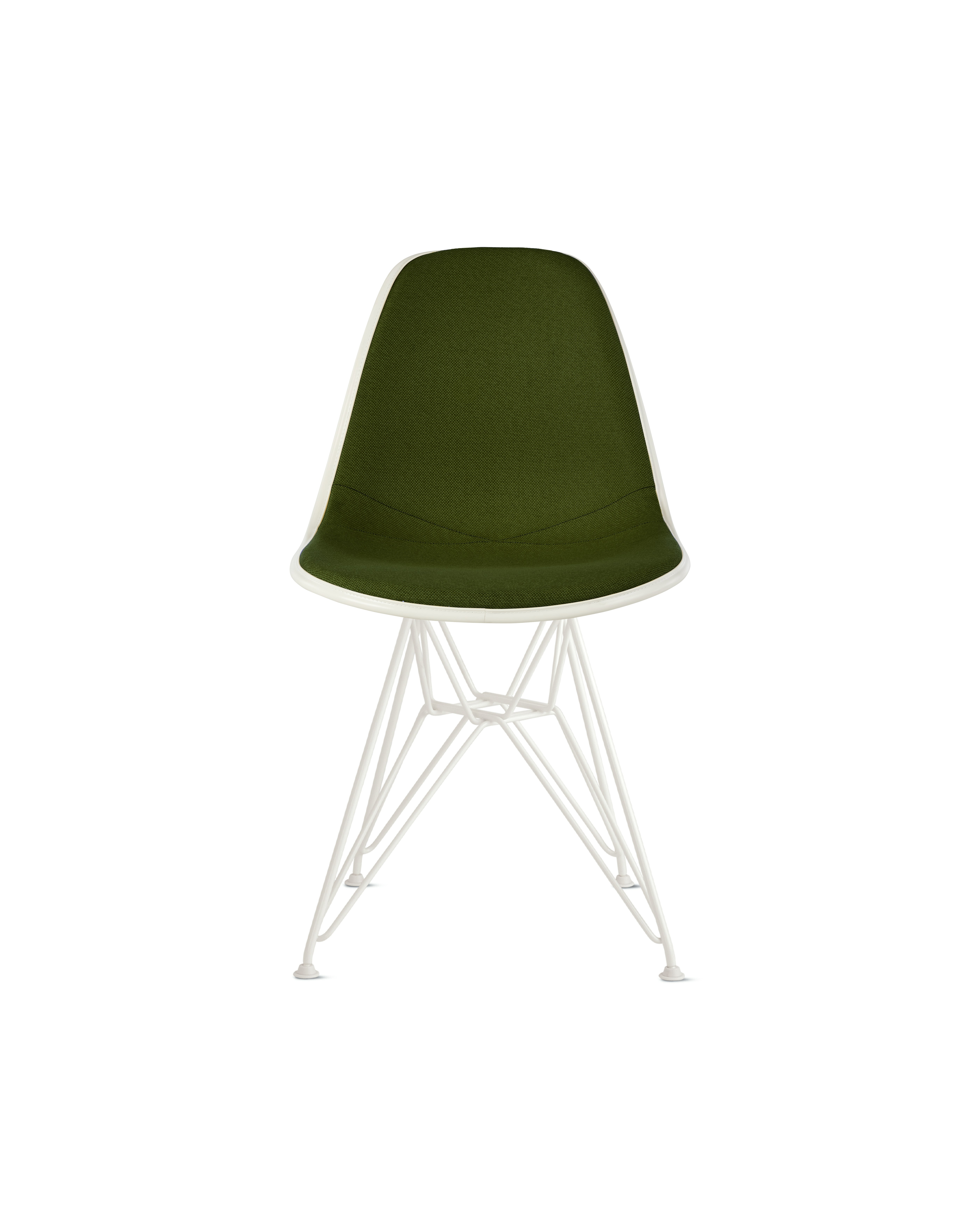 Eames Upholstered Molded Plastic Side Chair