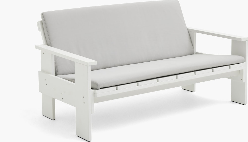 Crate Lounge Sofa Folded Cushion  - Sky Grey