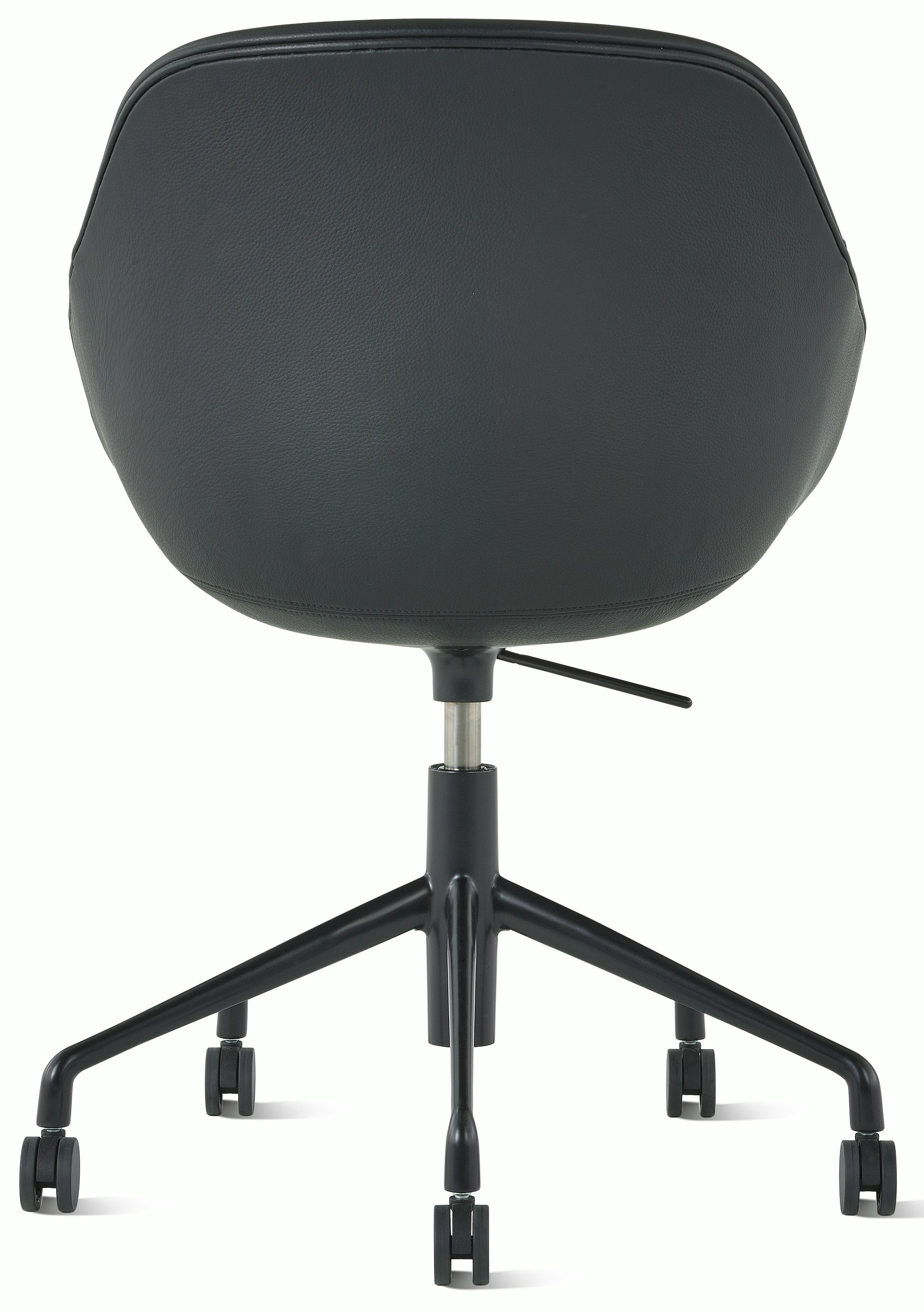 A back view of the AAC 153 About A Chair Task Armchair.