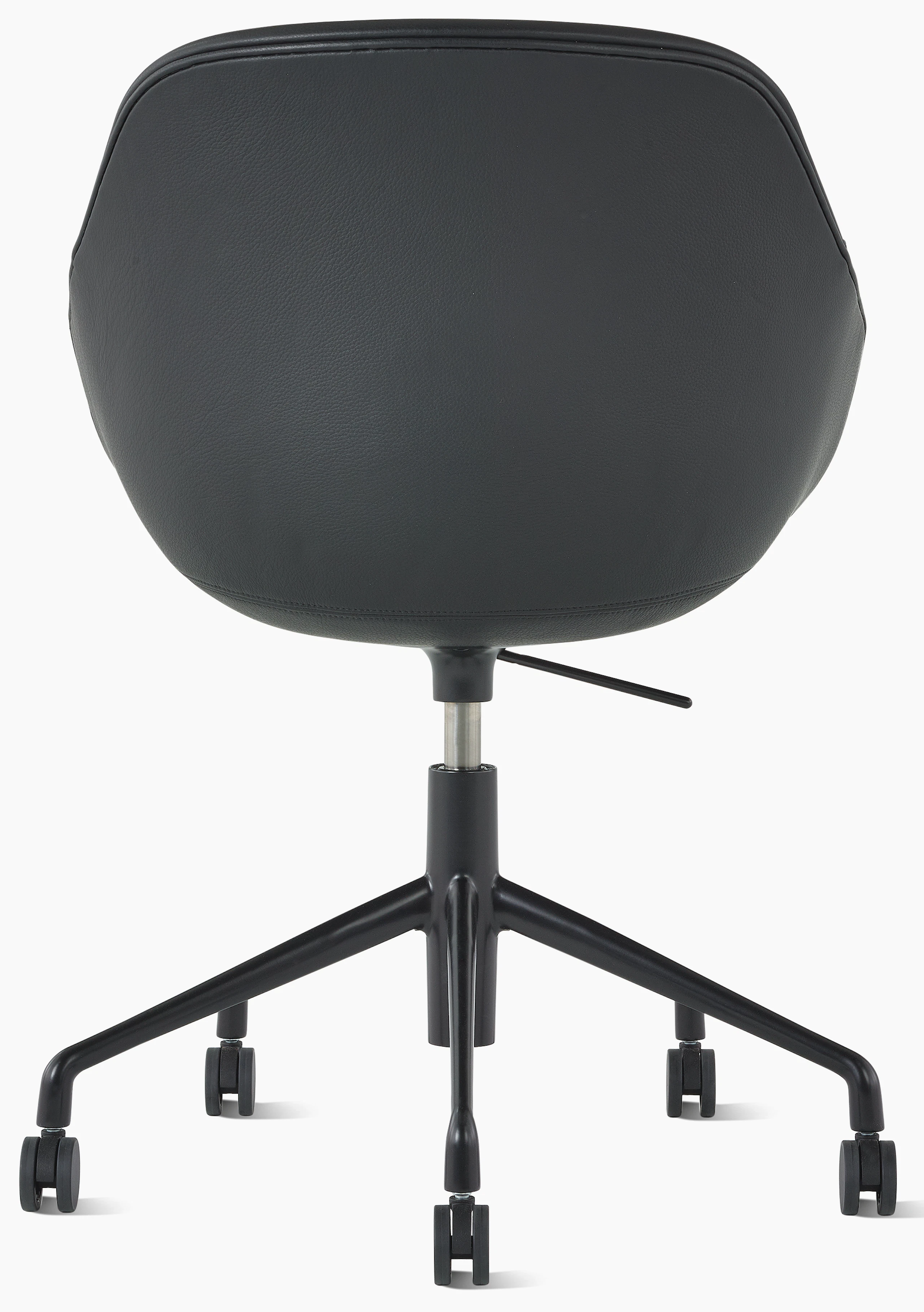 A back view of the AAC 153 About A Chair Task Armchair.