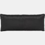 In Situ Throw Pillow - Lumbar,  Refine Leather,  Black