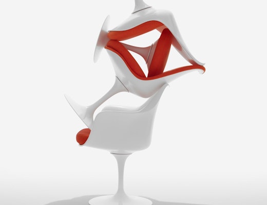 Saarinen Tulip Chairs and Stool Saarinen Tulip Chairs and Stool