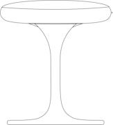 Saarinen Tulip Stool
