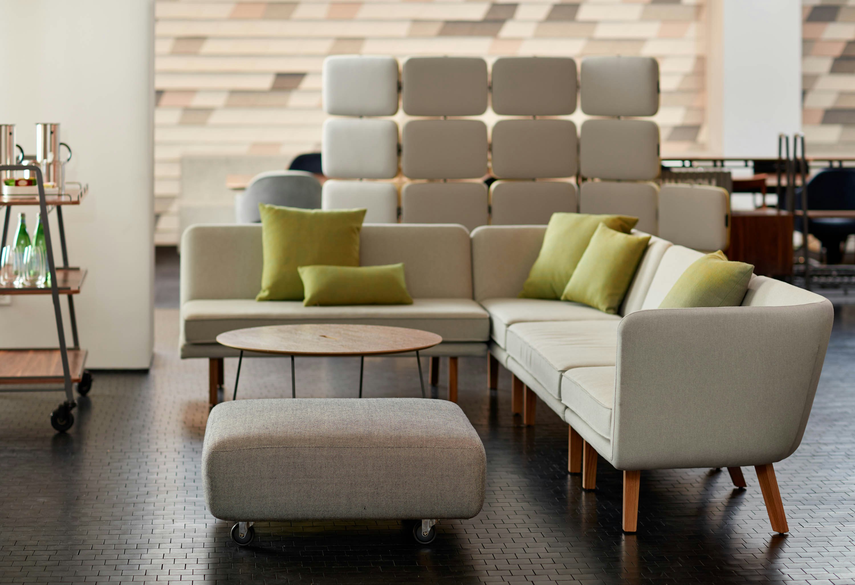 rockwell unscripted modular lounge occasional coffee table telly screen cini boeri ottoman hospitality cart