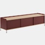 Enfold sideboard 186x45 h48 oak deep red side
