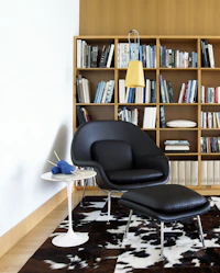 Constructed Haired Hide Rug