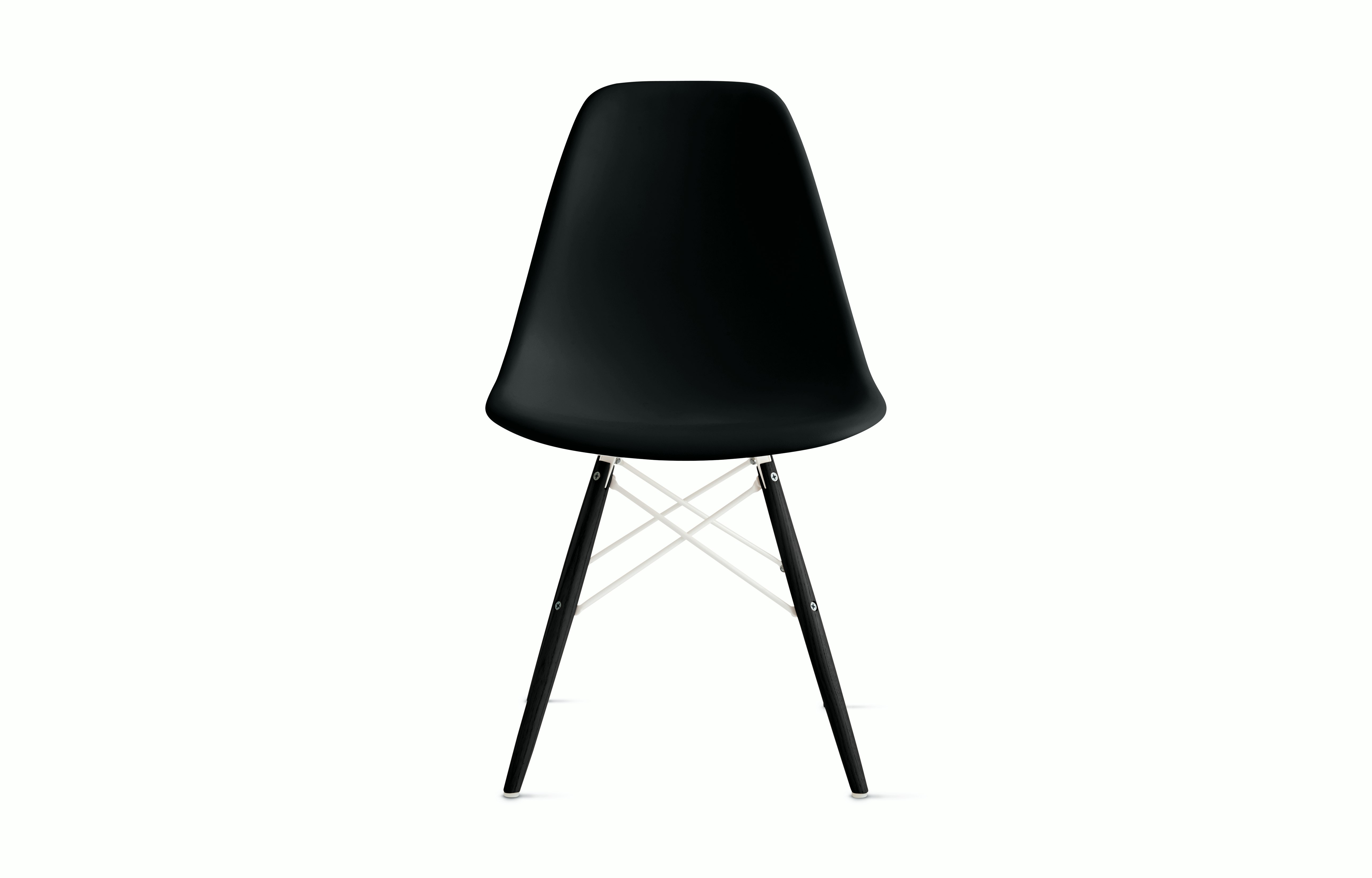Eames Molded Plastic Dowel-Leg Side Chair (DSW)
