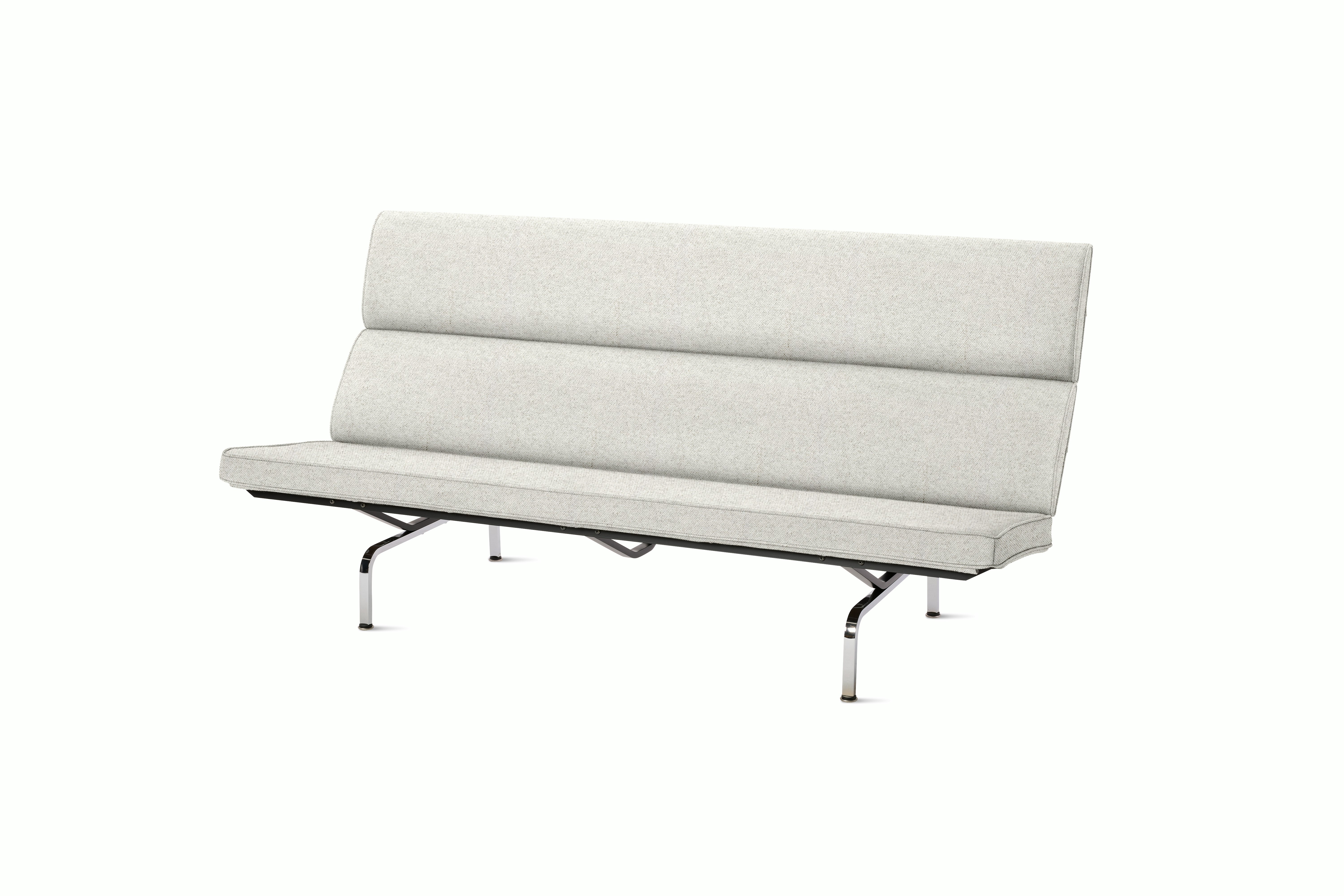 Eames Sofa Compact in Luce Blanched