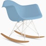 Eames Molded Plastic Armchair, Rocker Base Eames Molded Plastic Armchair, Rocker Base