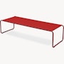 Laccio Table - Large,  Red,  Matte Red