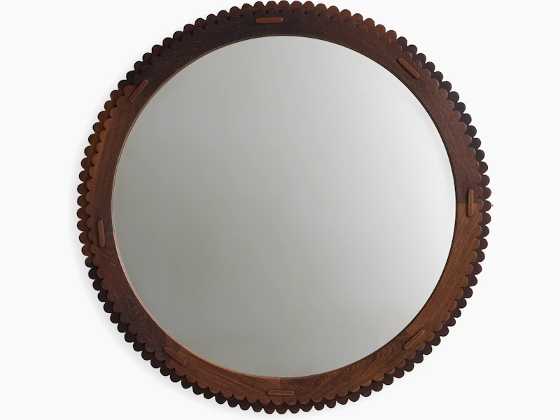 Lesire Wall Mirror - Panga Panga Wood